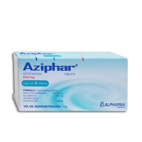 AZITROMICINA 500mg c/3 (Tabletas)-  GI Alpharma