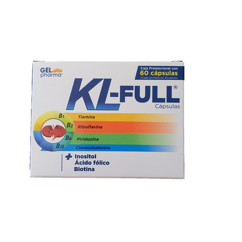KL-FULL c/30 CAPS. (2 Pack) -Complejo B enriquecido (Caps).