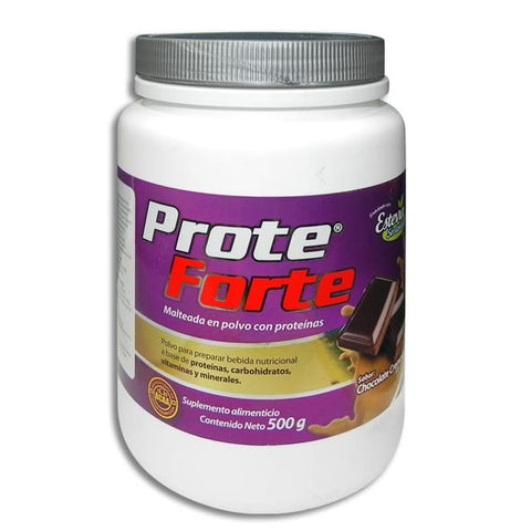 PROTE FORTE CHOCOLATE 500mg  – Malteada en polvo con proteínas.
