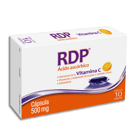 Vitamina C - *RDP c/10 CAPS. 500 mg*